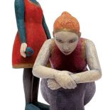 Rzeźby Sylwi Żebrowskiej. Rzeźby zadumane