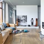 Salon pełen zwierzaków: poduszki z misiem i kotem marki OHH DEER, pies w szachownicę to