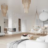 Klasyczne i naturalne wnętrza z nutką industrializmu w domu