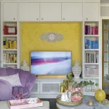 pudrowy róż i złote dodatki do domu