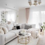 biały salon styl modern classic