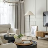 salon w stylu paryskim połączonym z nowojorskim