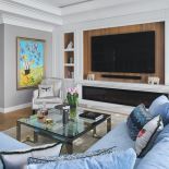 salon w mieszkaniu w bloku dla pary