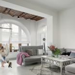 salon w stylu scandi boho