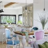 duża kuchnia otwarta na salon