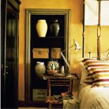 Dom w stylu kolonialnym - sypialnia