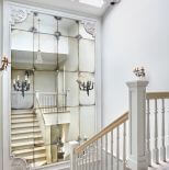 ściana luster w stylu weneckim