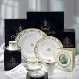 Serwis od Royal Crown Derby. Porcelana jak ze stołu Titanica