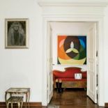 Siostra Rafała, Iwona Stypułkowska namalowała Duszę , która zdobi hol.