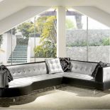 Skórzany narożnik Dedalo marki Formenti ma długość ponad trzech metrów. Kosztuje 33 615 zł. PATT MEBEL