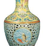 Chińska waza  z dynastii Qianlong, XVIII w.