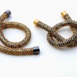 Srebrne naszyjniki. Projekt - Ewa Franczak.