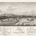 Stanisław Staszic Panorama Tatr od strony Polski , na podstawie rysunku Zygmunta Vogla, 1804 r.