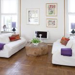 Stara dębowa podłoga to w Danii rarytas, dlatego właściciele traktują go jak ozdobę na równi z meblami Charlesa Eamsa