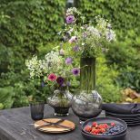 dekoracje stołu na tarasie