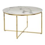 stolik kawowy marmurowy glamour