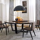 Stół Xilos, Maxalto. 30 stołów do jadalni z blatami z drewna, kamienia i szkła