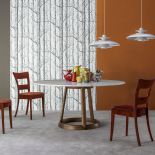 stół do jadalni marmurowym blatem