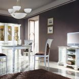 Stylowa jadalnia Lazuryt. MEBIN. Stołowe metamorfozy