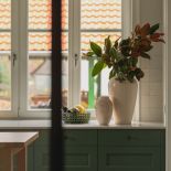 zielona kuchnia w domu na warmińskiej wsi