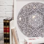 Subtelne mandale stały się motywem przewodnim wystroju.