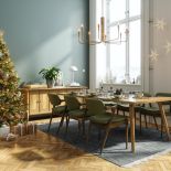 wystrój salonu na boże narodzenie