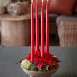 stroik adwentowy z gwiazdą betlejemską