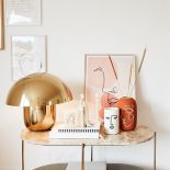 świece ozdobne dekoracja konsoli