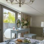 sypialnia w luksusowym penthouse