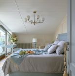 sypialnia w luksusowym penthouse