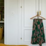 sypialnia z łazienką w stylu boho