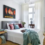 sypialnia w mieszkaniu w kamienicy