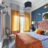 sypialnia w artystycznym stylu