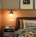 sypialnia z drewnem inspiracje