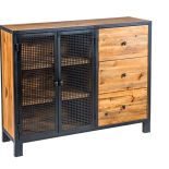 szafka ze starego drewna