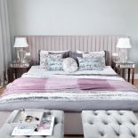 Fot. Aneta Tryczyńska. Szara sypialnia - inspiracje, dodatki, aranżacje