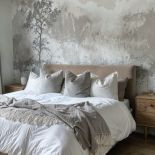 szare tapety do sypialni