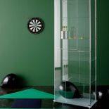 Szklana Tetris. MAX FLIZ. Witryny i serwantki