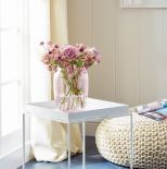 różowe wazony do salonu