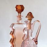 Szkło barwione i trawione. Do wódeczki