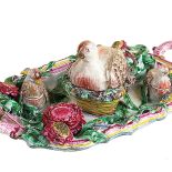 Taca z zestawem naczyń, Ćmielów. Polak potrafi