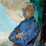 Tadeusz Pruszkowski Portret profesora Lecha Niemojewskiego , 1938 r., wł. Muzeum Nadwiślańskie w Kazimierzu Dolnym.