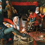 Taniec z jajkami , Pieter Aertsen, 1557 r.