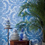 Tapeta Coleridge od Cole Son przypomina wykwintną materię. Cena 461 zł za rolkę. IMPRESJE HOME COLLECTION