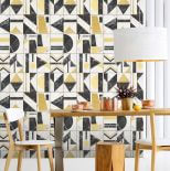 tapeta ścienna wzór geometryczny