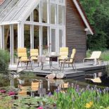 Taras nad wodą. Meble z kolekcji Alu-Plus Classic. KETTLER