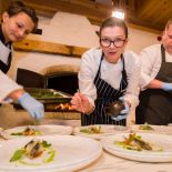 Podczas kolacji One w Hotelu SPA Dr Irena Eris Wzgórza dylewskie serwowano wykwintne dania przygotowane