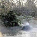 Zima w japońskim ogrodzie