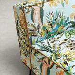 Maquis Agave z kolekcji Riviera, botaniczne wzory przeplatane złotą nicią, Lelièvre Paris, lelievreparis.com