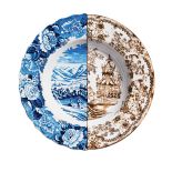 Toile de Jouy porcelana scenki rodzajowe